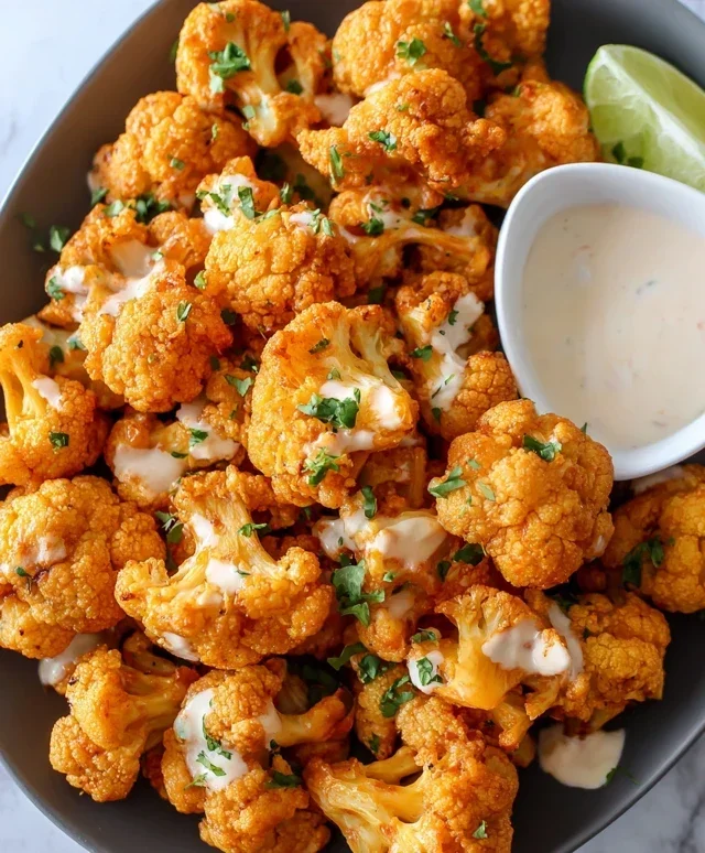 Air Fryer Buffalo Cauliflower Recipe