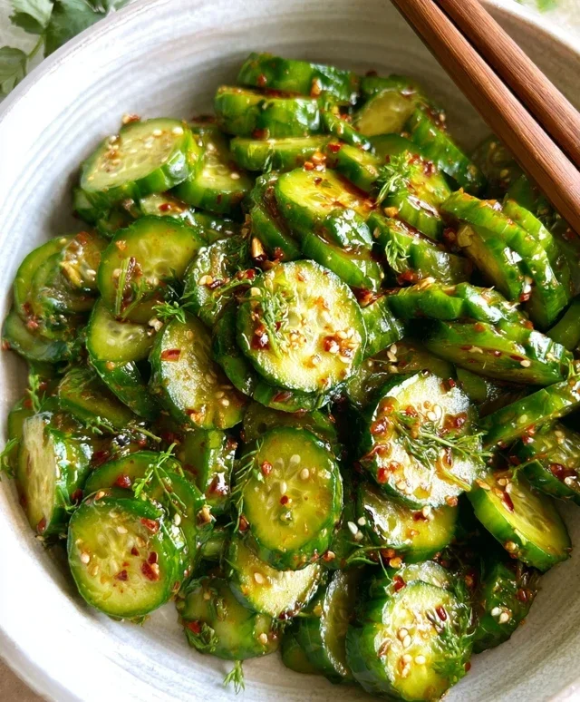 Spicy Asian Cucumber Salad