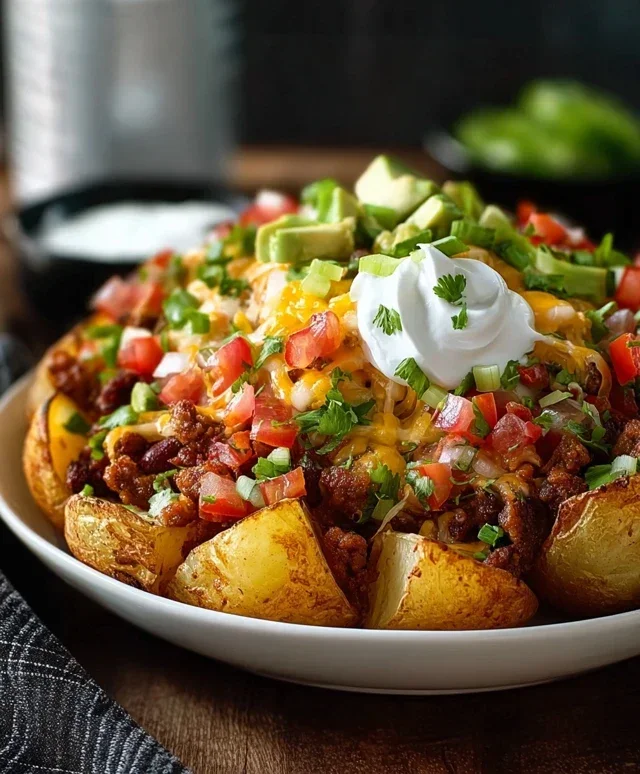 Loaded Potato Taco Bowl