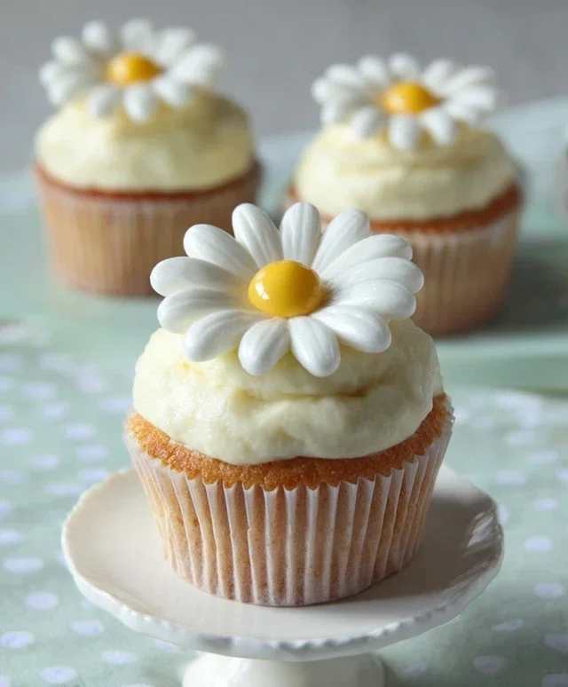 Mini Lemon Cakes With Lavender Glaze