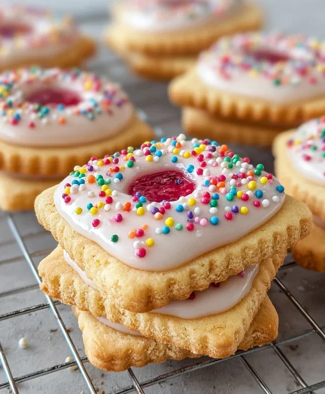 Frosted Pop-Tart Cookies
