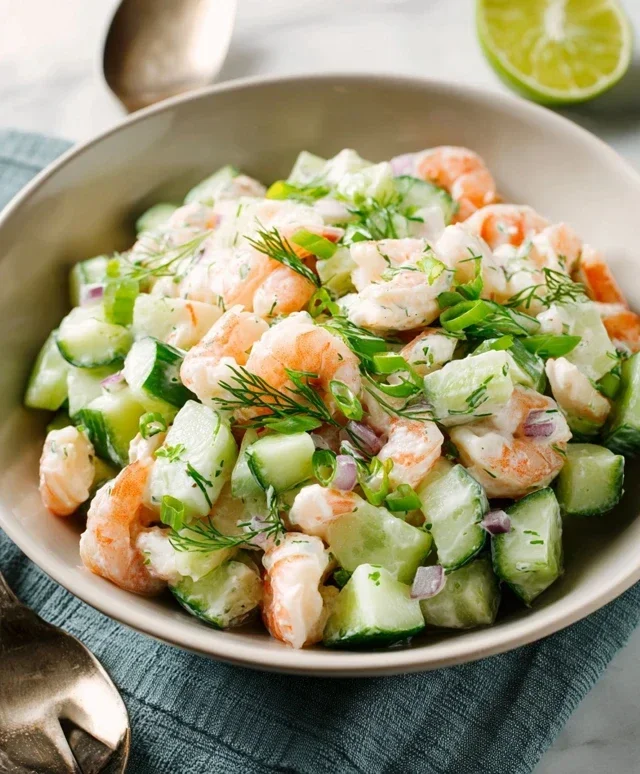 Cucumber Shrimp Salad