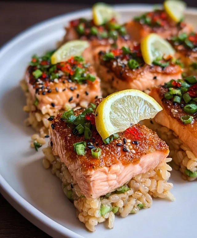 Salmon Crispy Rice