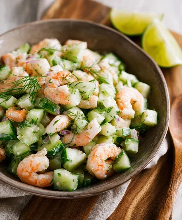 Cucumber Shrimp Salad