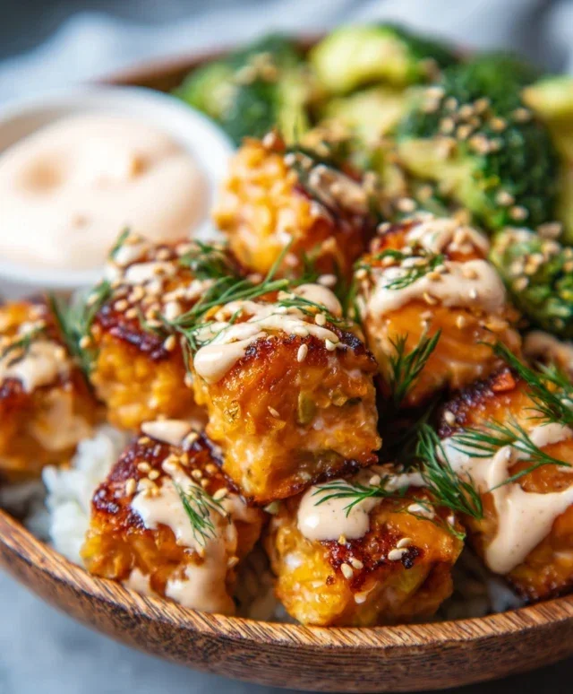Bang Bang Salmon Bites