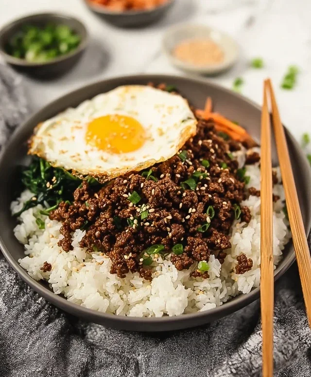 Korean Ground Beef Bowl (25-Minutes)