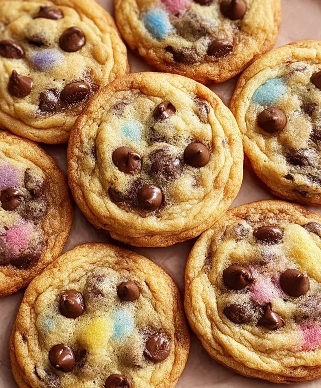 Easter Chocolate Chip Cookies