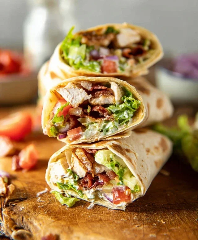 Crispy Chicken Beef Beef Bacon Ranch Wrap