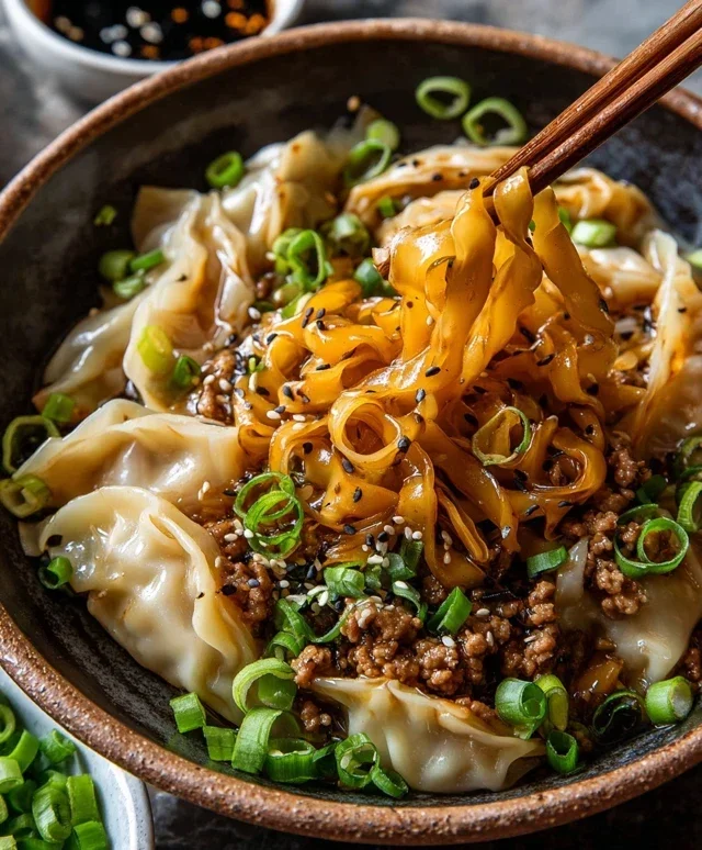 Potsticker Noodle Bowl