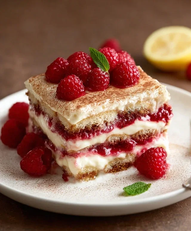 Raspberry Tiramisu
