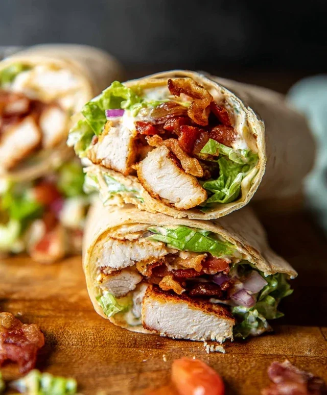 Crispy Chicken Beef Beef Bacon Ranch Wrap