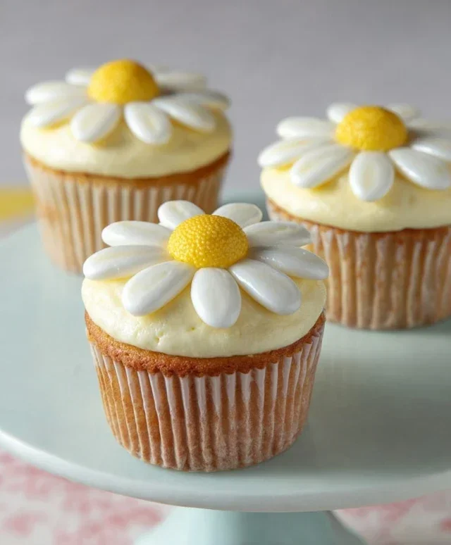 Mini Lemon Cakes With Lavender Glaze