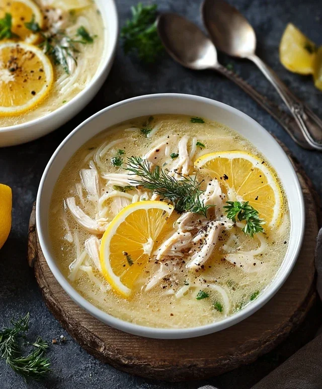 Greek Lemon Chicken Soup