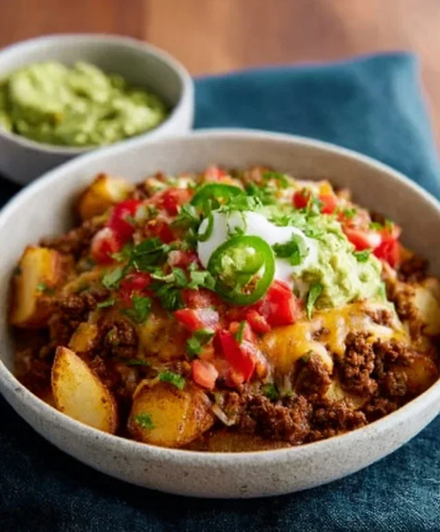 Loaded Potato Taco Bowl