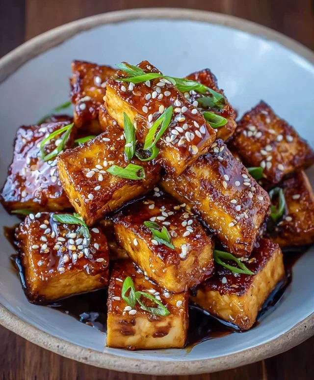 Crispy Sticky Tofu