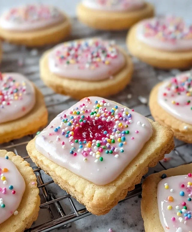 Frosted Pop-Tart Cookies