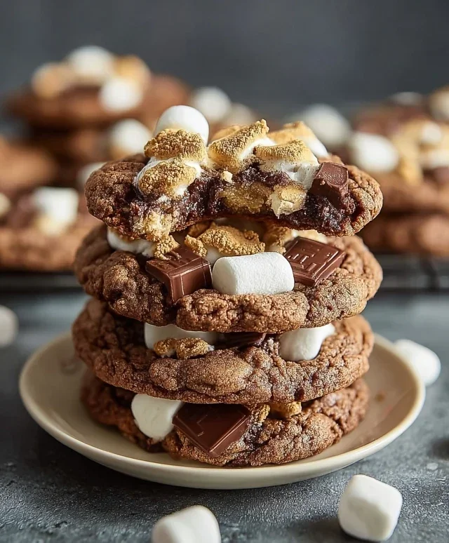 Hershey's Chocolate S'mores Cookies
