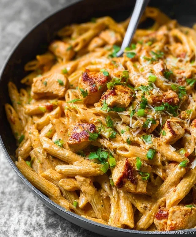 Crock Pot Creamy Cajun Chicken Pasta