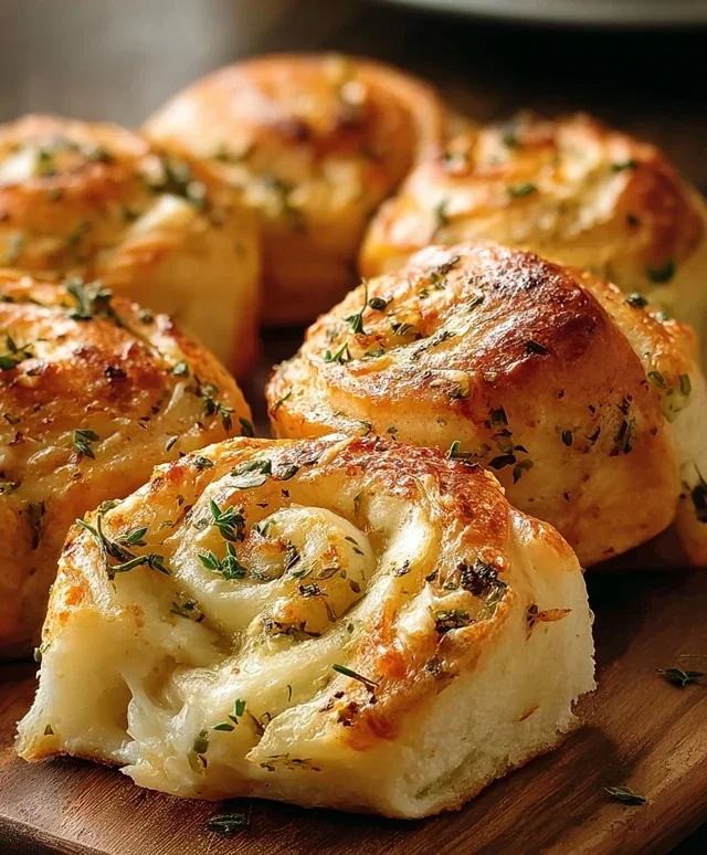Sourdough Herb and Cheese Rolls