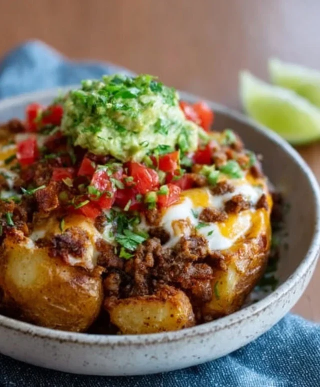 Loaded Potato Taco Bowl