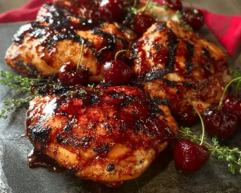 Cherry Dr. Pepper Grilled Chicken