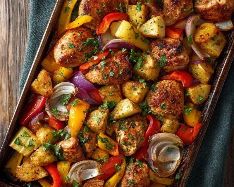 Hawaiian Chicken Sheet Pan