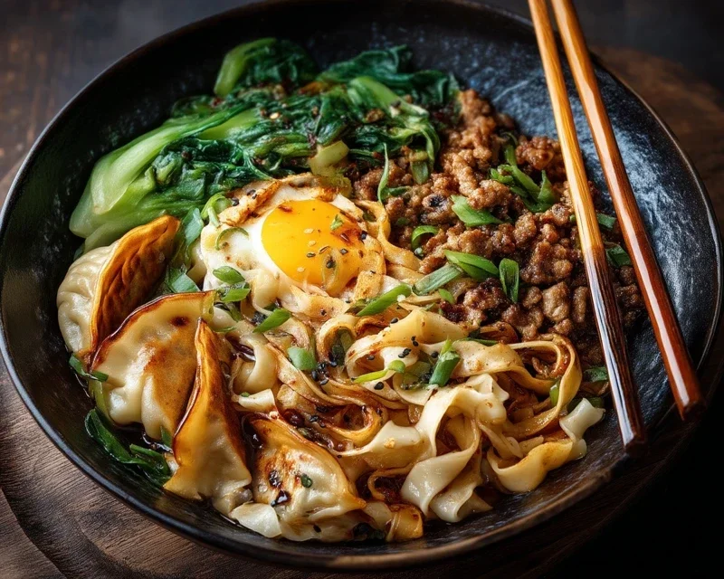 Potsticker Noodle Bowl