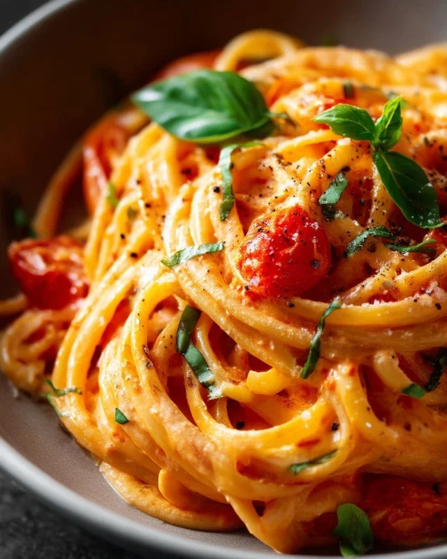 Easy One Pot Creamy Tomato Pasta