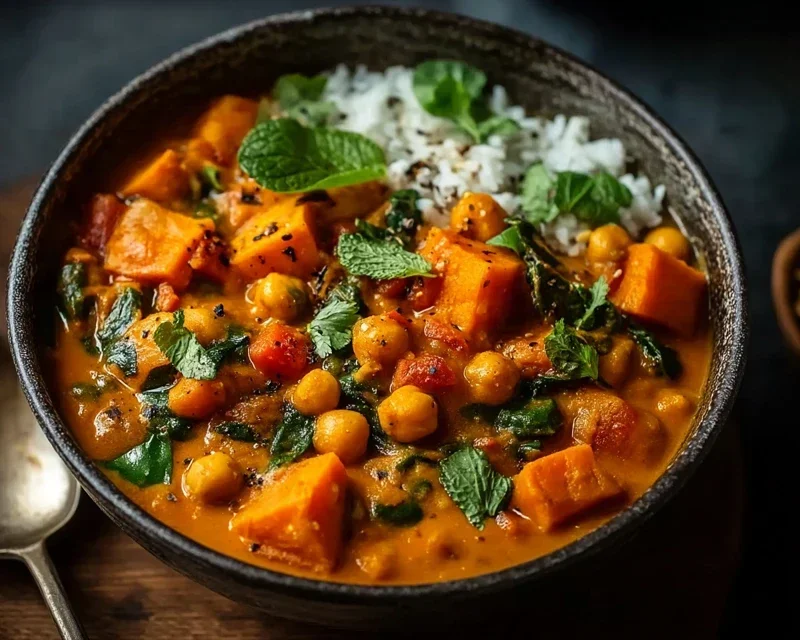 Sweet Potato and Chickpea Curry