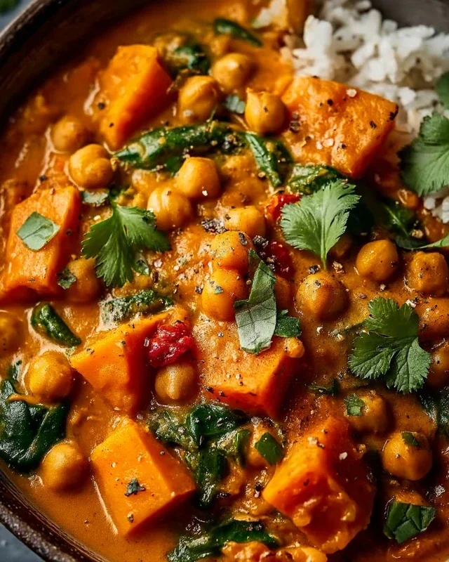 Sweet Potato and Chickpea Curry