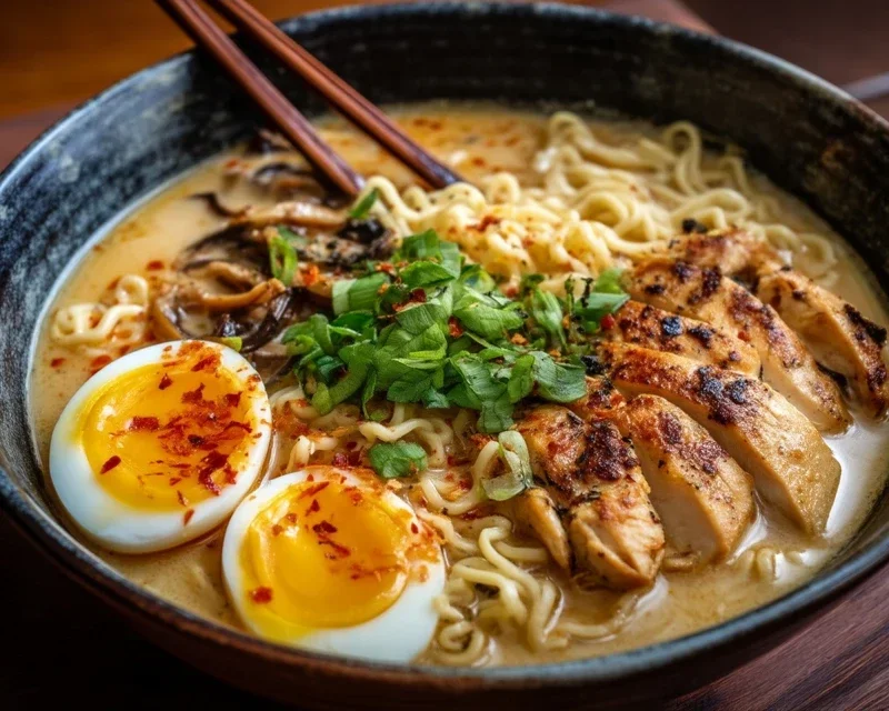 Creamy Garlic Chicken Ramen: An Incredible Ultimate Recipe