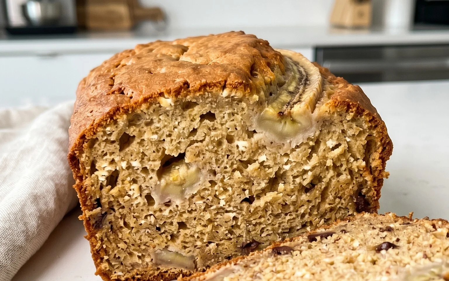 Cottage Cheese Banana Bread