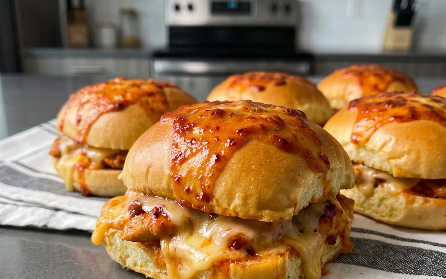 Cheesy Dynamite Chicken Buns