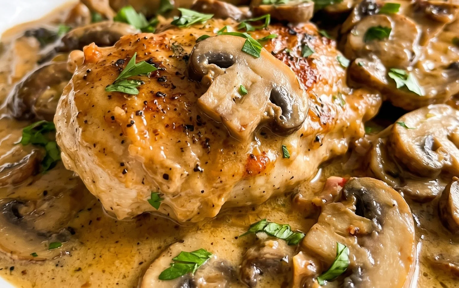 Creamy Mushroom Chicken Recipe