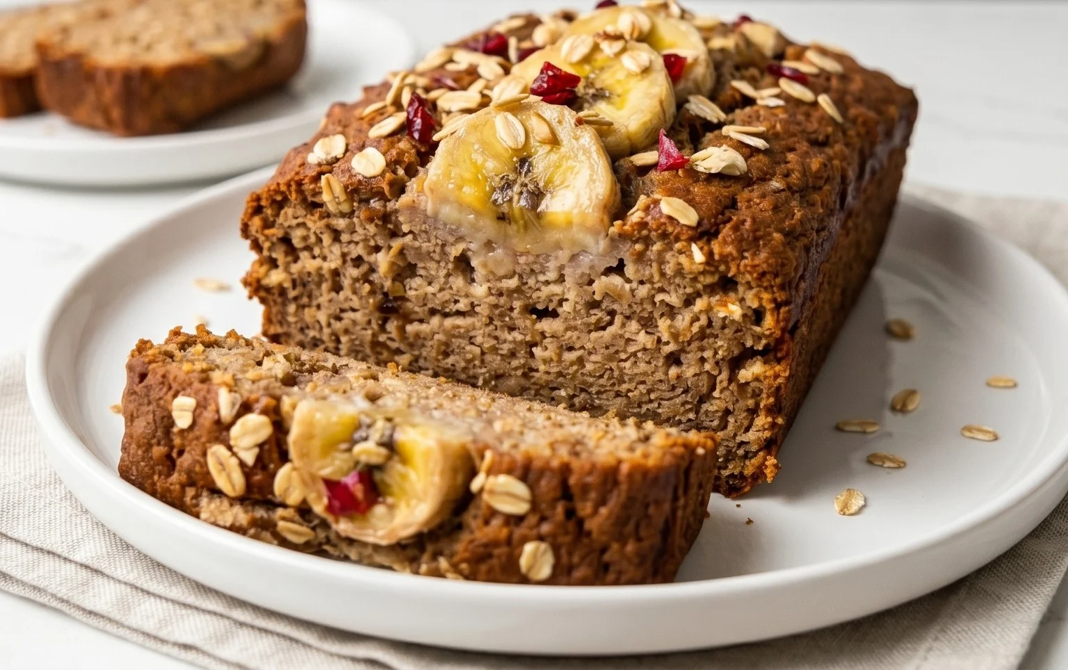 Healthy 5-Ingredient Flourless Banana Bread