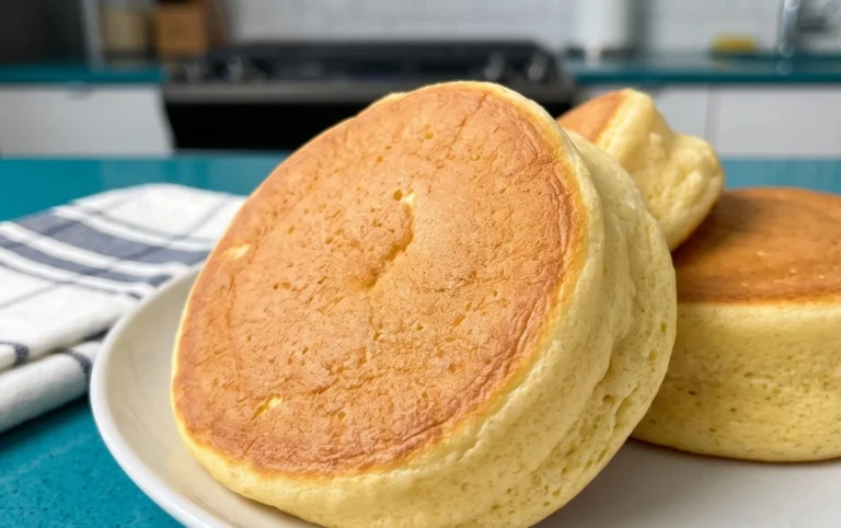 Fluffy Japanese Soufflé Pancakes