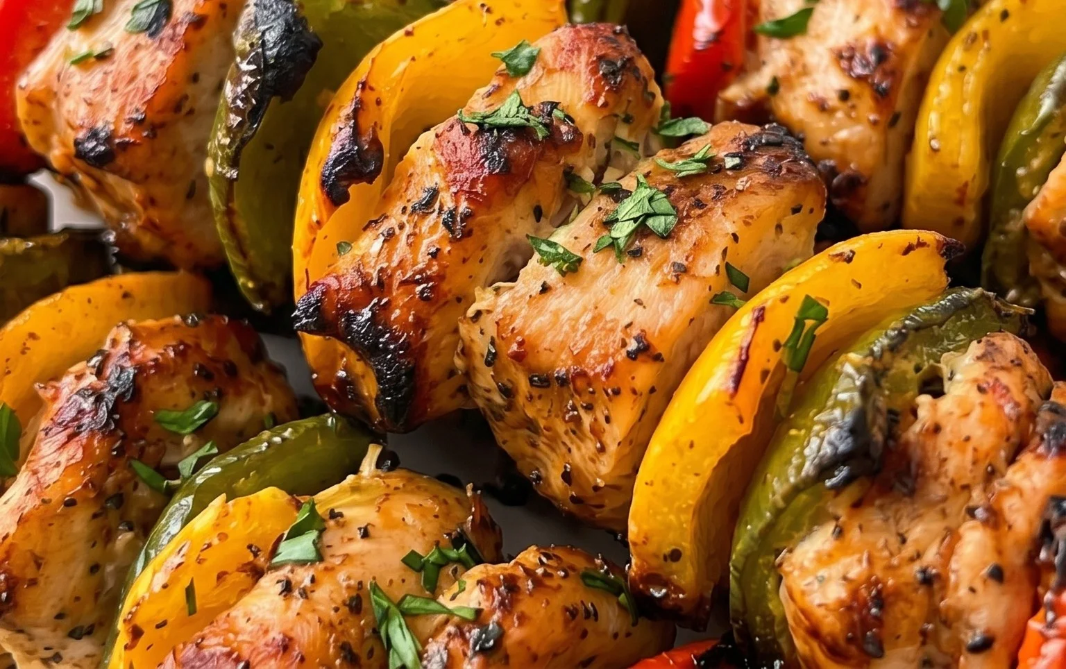Air Fryer Chicken Skewers (VIDEO)