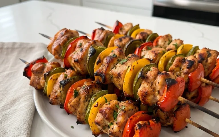 Air Fryer Chicken Skewers (VIDEO)