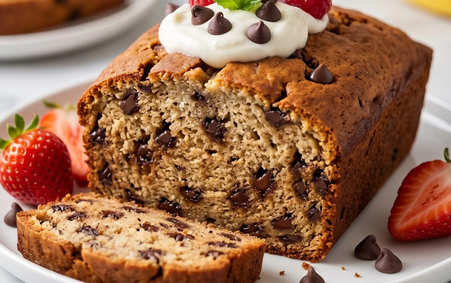Easy Chocolate Chip Banana Bread