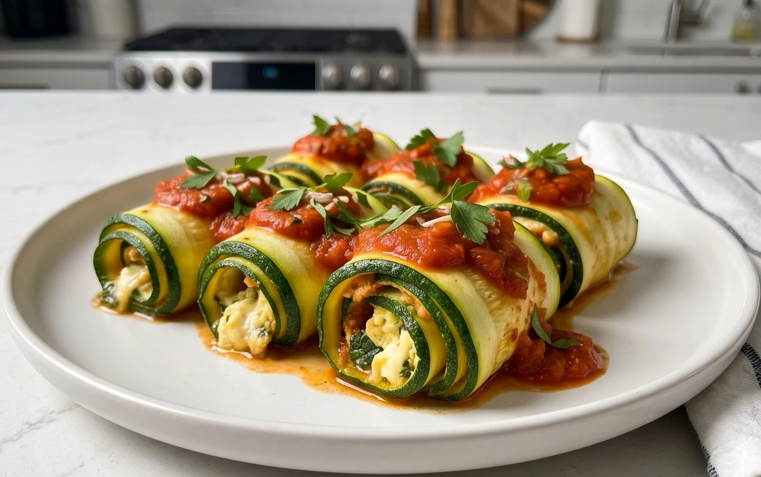 Vegan Zucchini Rollatini