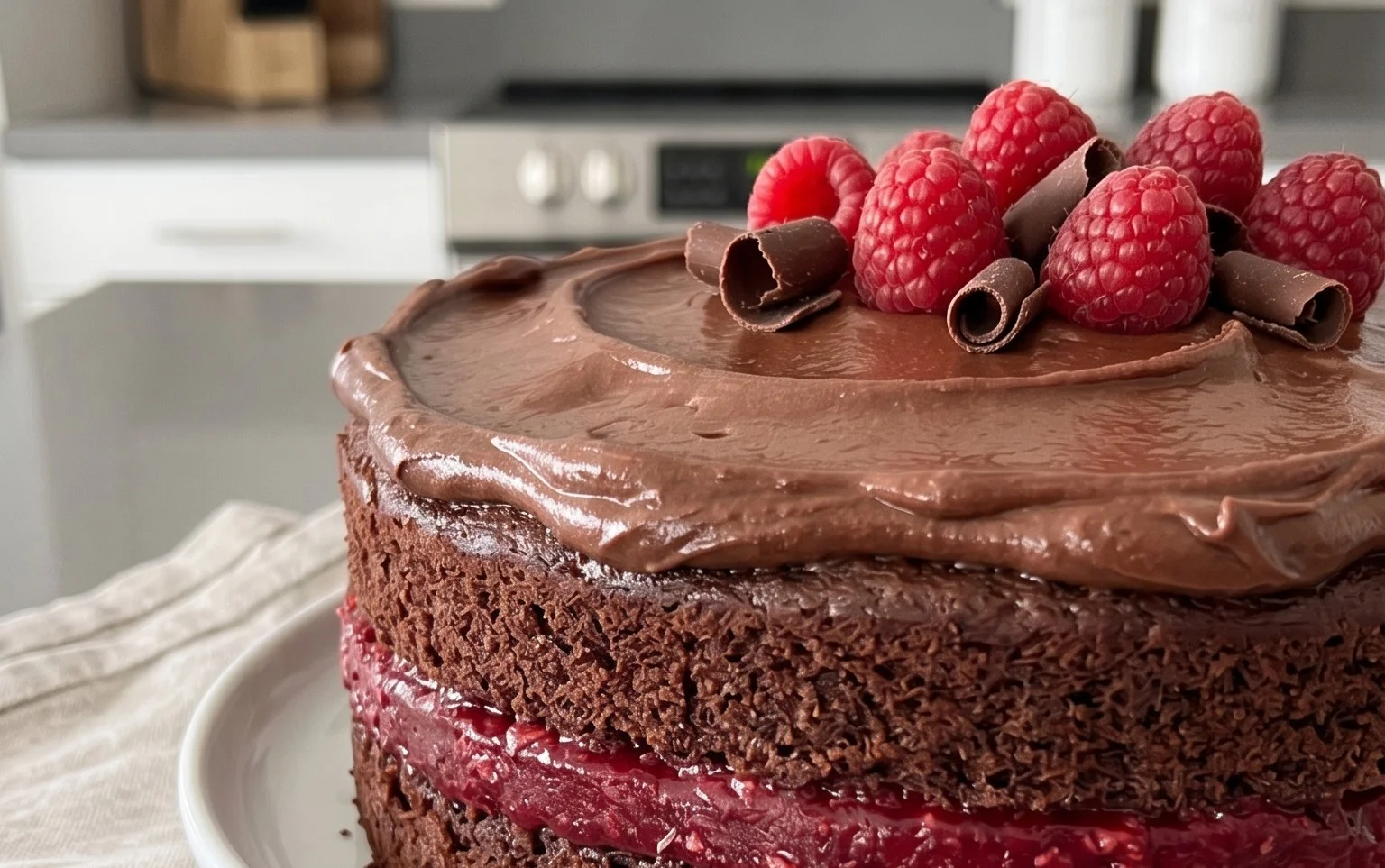 Chocolate Raspberry Cake