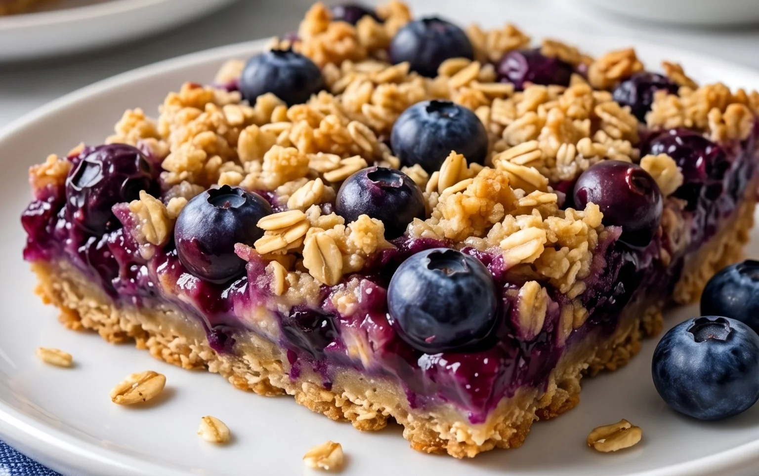 Blueberry Oatmeal Bars