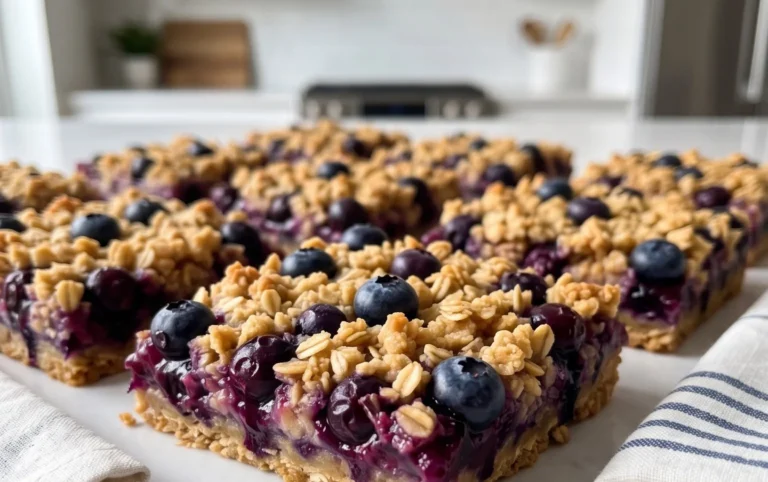 Blueberry Oatmeal Bars