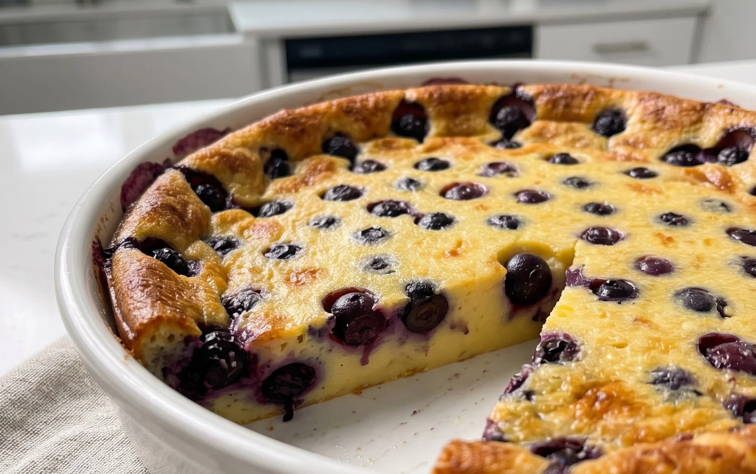 Lemon Blueberry Clafoutis