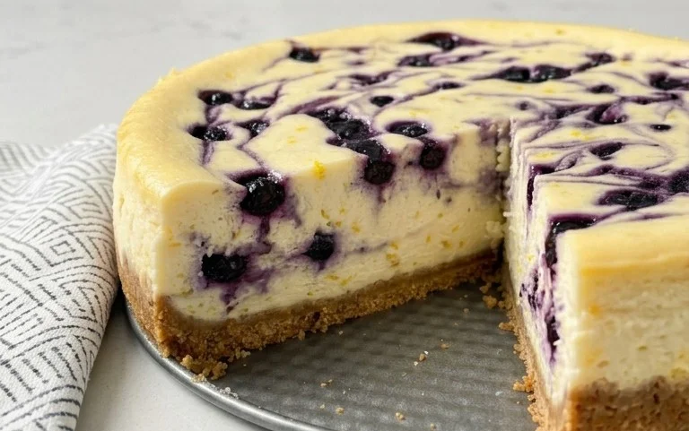 Lemon Blueberry Cheesecake