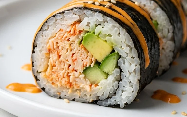 Kani Sushi (Spicy Crab Roll)