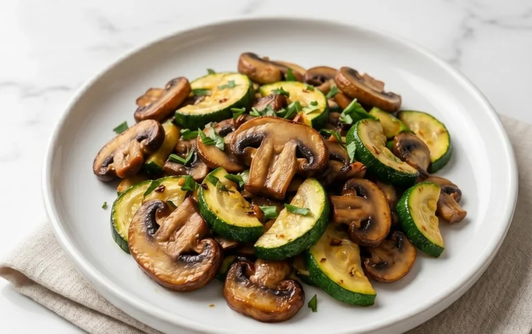Skillet Zucchini and Mushrooms