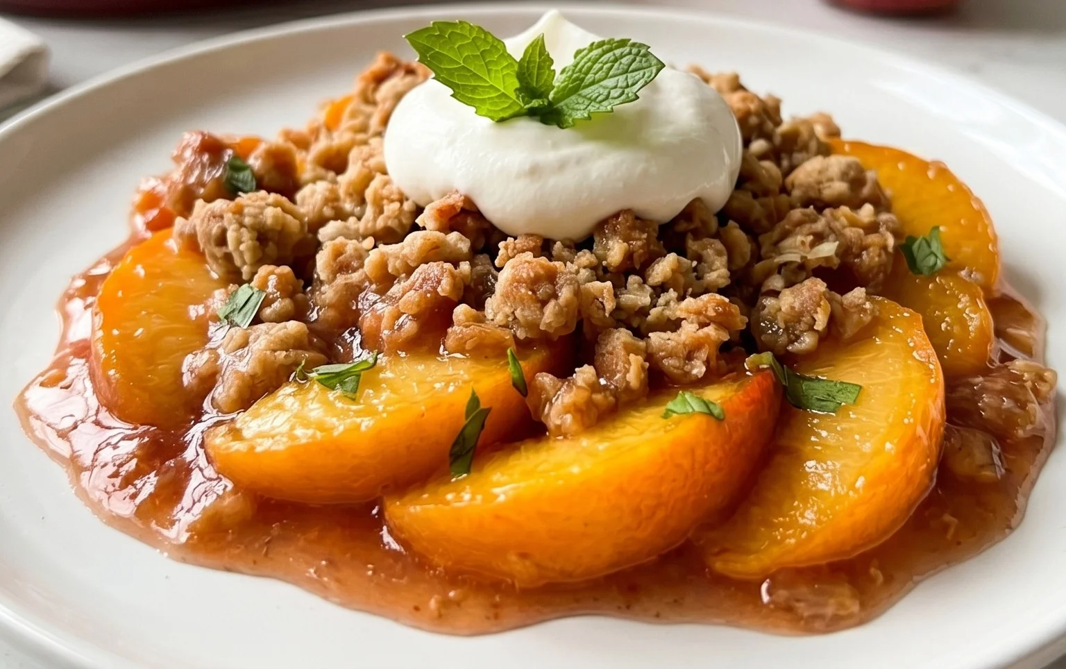 Peach Crisp