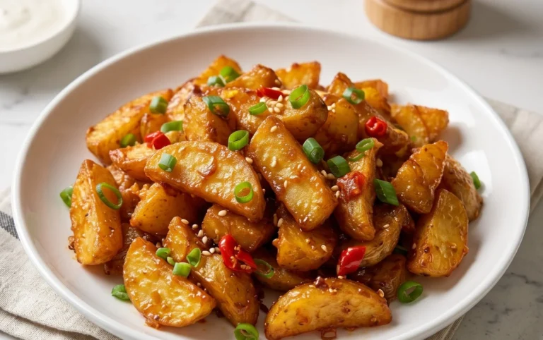 Crispy Honey Chilli Potatoes