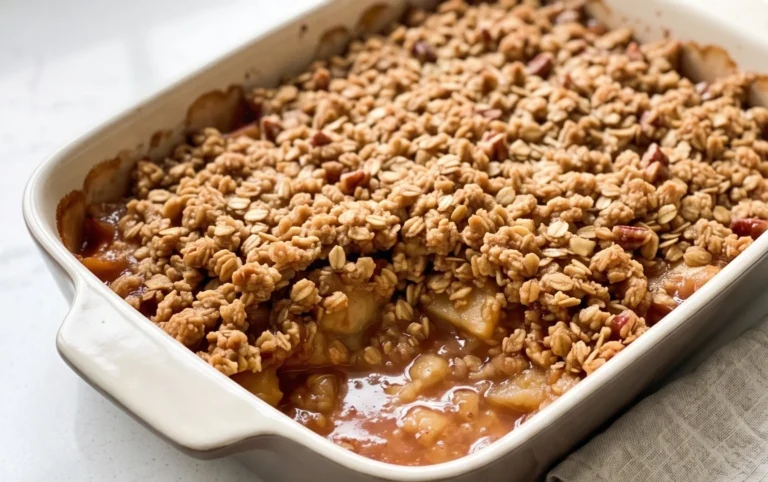 Healthy Breakfast Apple Crum extractble
